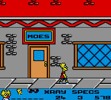 Скриншот игры Simpsons, The: Bart vs. the Space Mutants